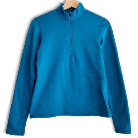 MEC Polartec Expedition Thick Half-Zip Jersey Mock Neck Sweatshirt Youth Sz 14 - Picture 1 of 13
